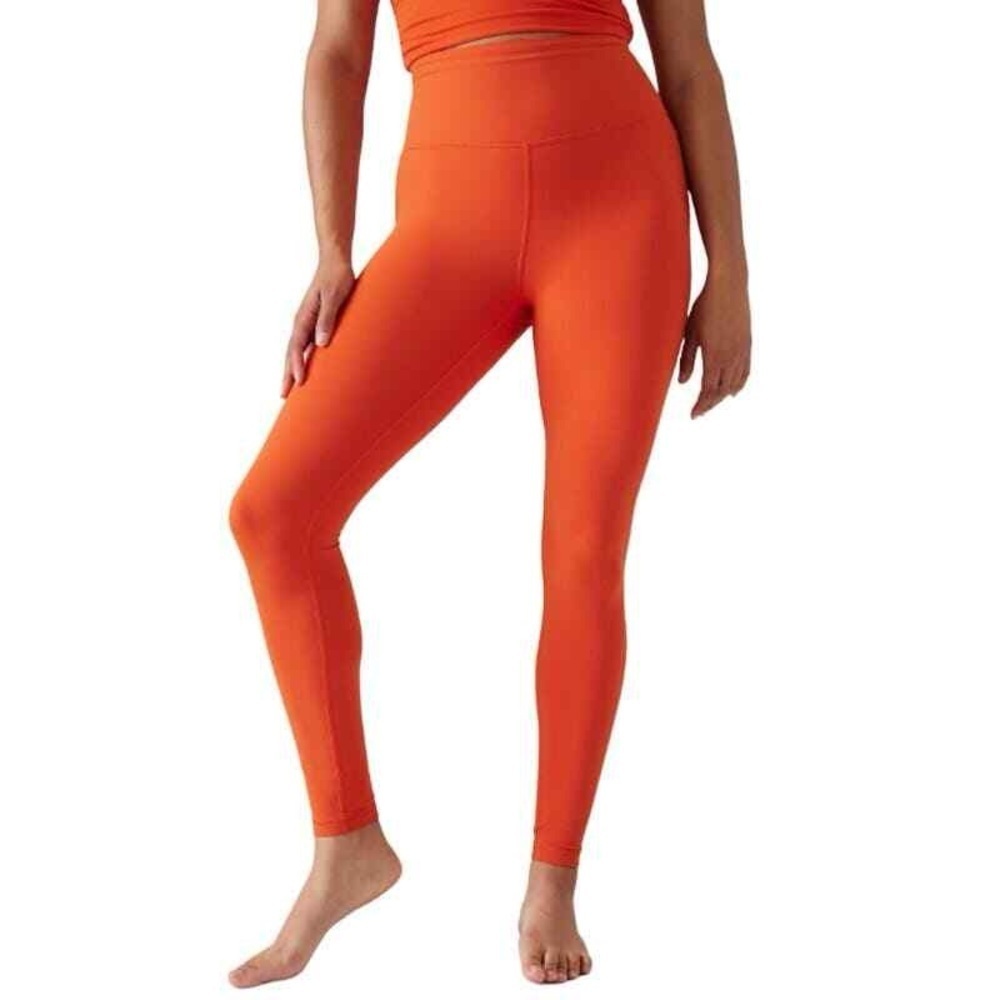 Athleta Vibrant Orange Transcend Leggings (S)